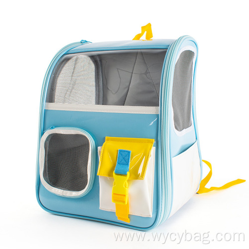 Quadrate Portable Transparent Pet Carrier Backpack